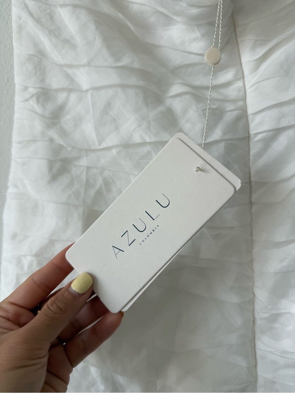 NWT AZULU White Mila Mini Dress - Picture 13 of 16